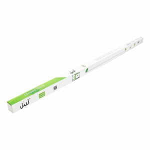 Tubo de led t5 con base integrada 9w 120cm transparente luz cálida jlt5-n18t/c jwj