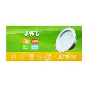 Plafón led empotrable 18w para bote integral luz neutra jltr-18n jwj