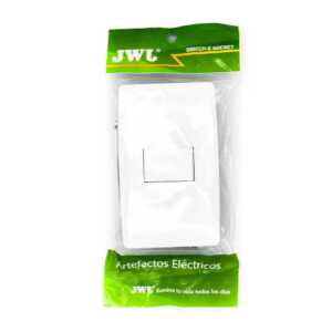 Placa con interruptor escalera 1 modulo. 10 a. jtl-c7336 jwj