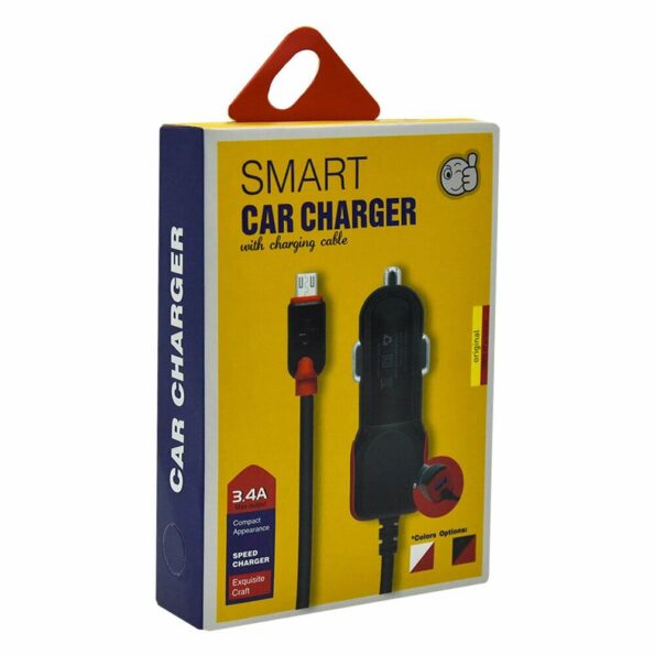 Cargador para carro v8 smart car charger 3.4a keke-c42a