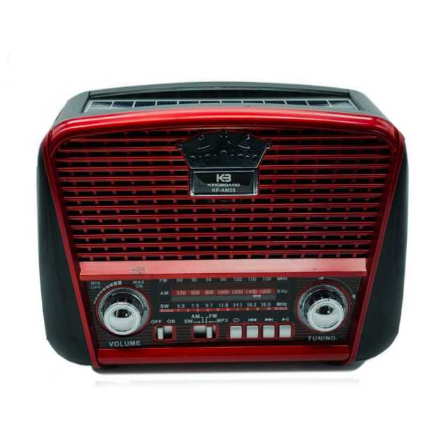 Radio am color rojo kf-am25 xh