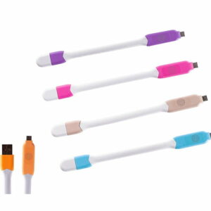 Conector de usb a v8 con led