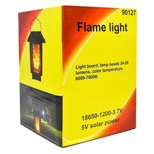 Lampara flame light solar lam5709