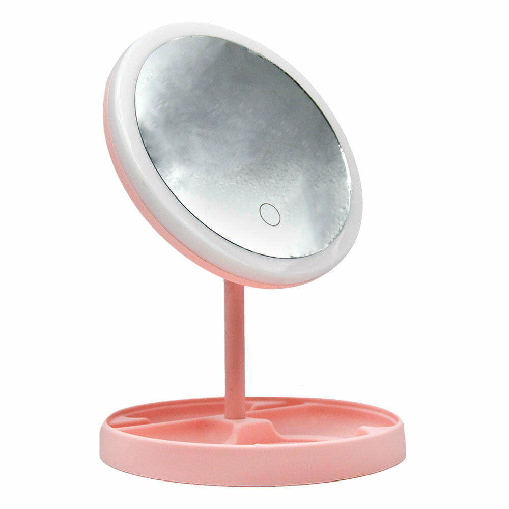 Espejo Maquillaje Doble Plegable LED Aumento X5 RF 4889 – Cómpralo