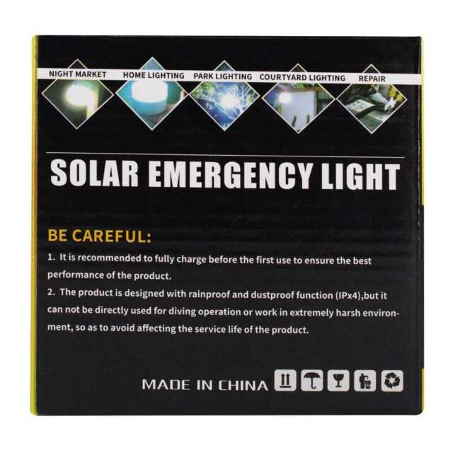 Lampara solar de emergencia led-036