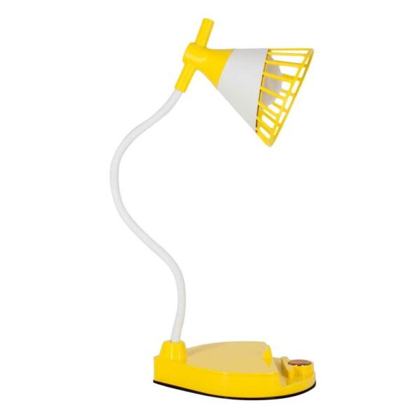 Lámpara de escritorio amarilla derecha