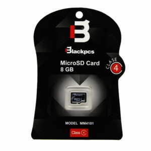 Memoria micro sd blackpcs cl4 8gb me-0188-002