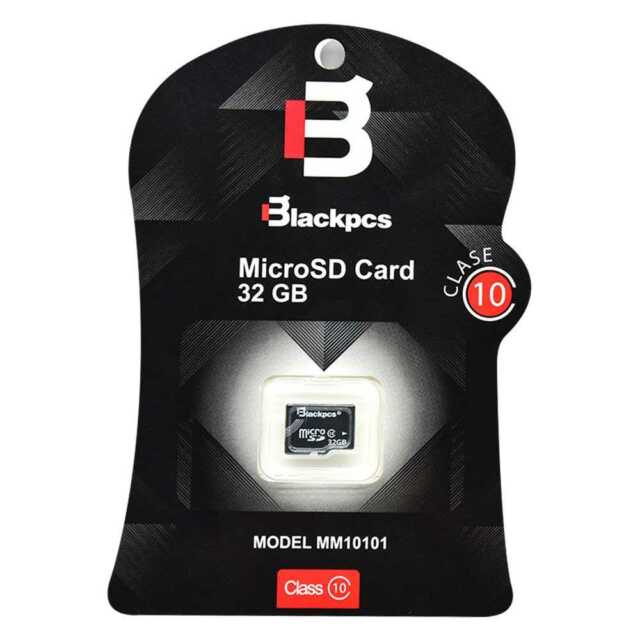 Memoria micro sd blackpcs 32gb mm10101-32