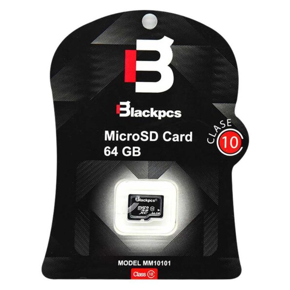 Memoria micro sd blackpcs 64gb mm10101-64