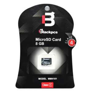 Memoria micro sd blackpcs 8gb mm4101-8