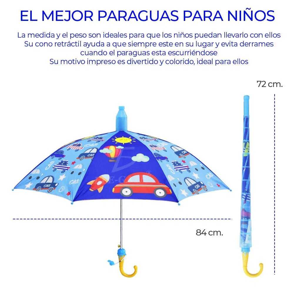Paraguas Con Silbato De Seguridad Infantil Nene Nena Niños