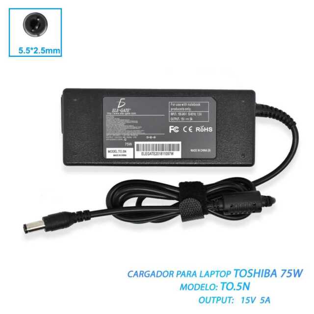 Cargador laptop to155 / to5n / to.5n