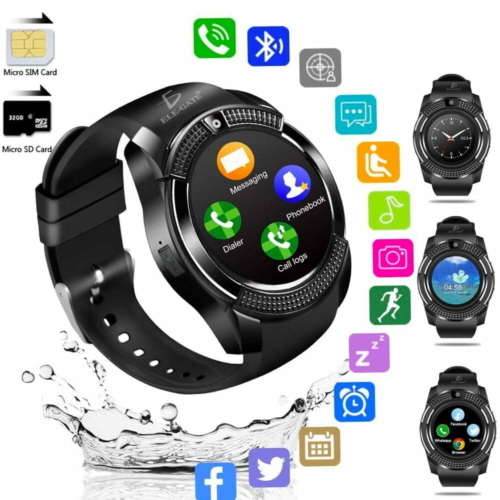 Smart Watch V8 Reloj Inteligente Bluetooth Camara Redondo 360 – Joinet