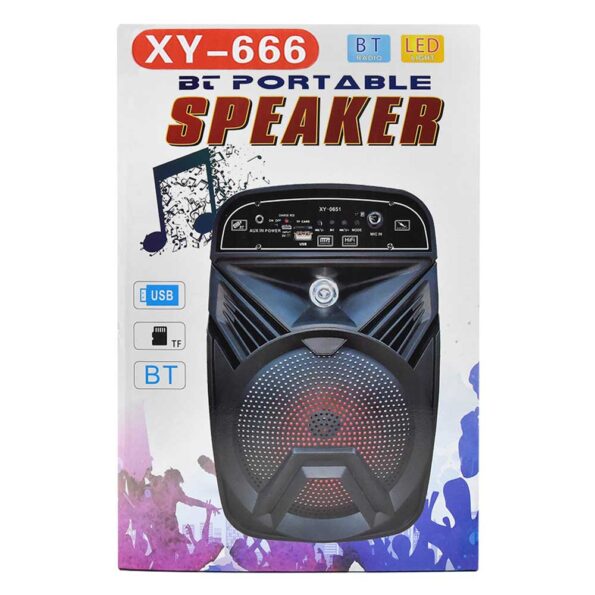 Bocina karaoke con conexión usb xy-666