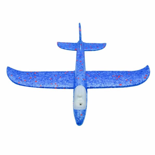 Avion de unicel armable c/luz 1pz zj-0311