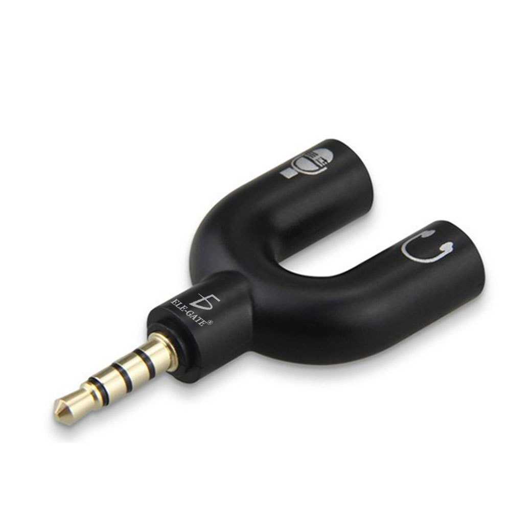 Cable Divisor Audio 3.5 En Dos Salidas Mic Y Auricular