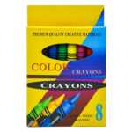 Paquete de crayolas con 8 colores zp-0136 1