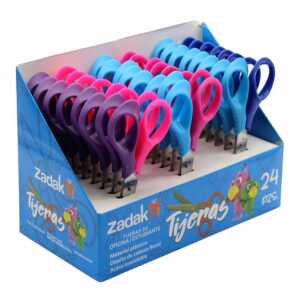 Tijeras zadako paquete con 24 pzs. zp-0452