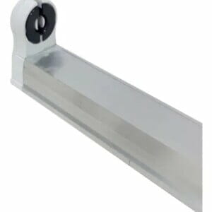 Base de aluminio para tubo led t8 1.20 mtrs jbpa-01 jwj