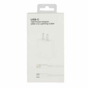 Cargador usb-c 18w power adapter tipo c a lightning usb-c.18w.power