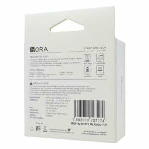 Cargador tipo C caja back