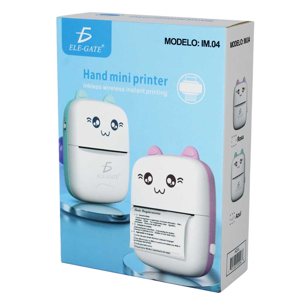 Imprima en cualquier lugar: Mini impresora térmica portátil Kitten