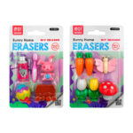 Blister 4 pzas borrador con temática de princesas o pascua / ar382