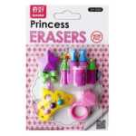 Set de borradores de figuritas con diseño de accesorios de princesa modelo 1