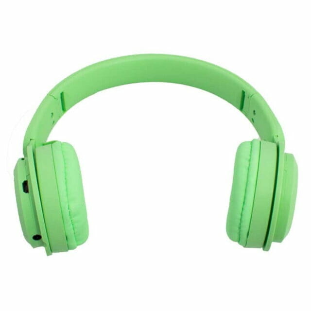 Audífonos de diadema bluetooth green