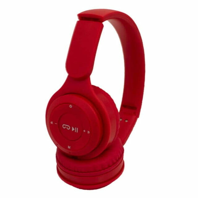 Audífonos de diadema bluetooth red