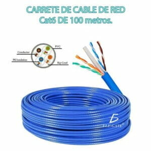 Bobina cable red cat 6 utp rj45 wi.154.6