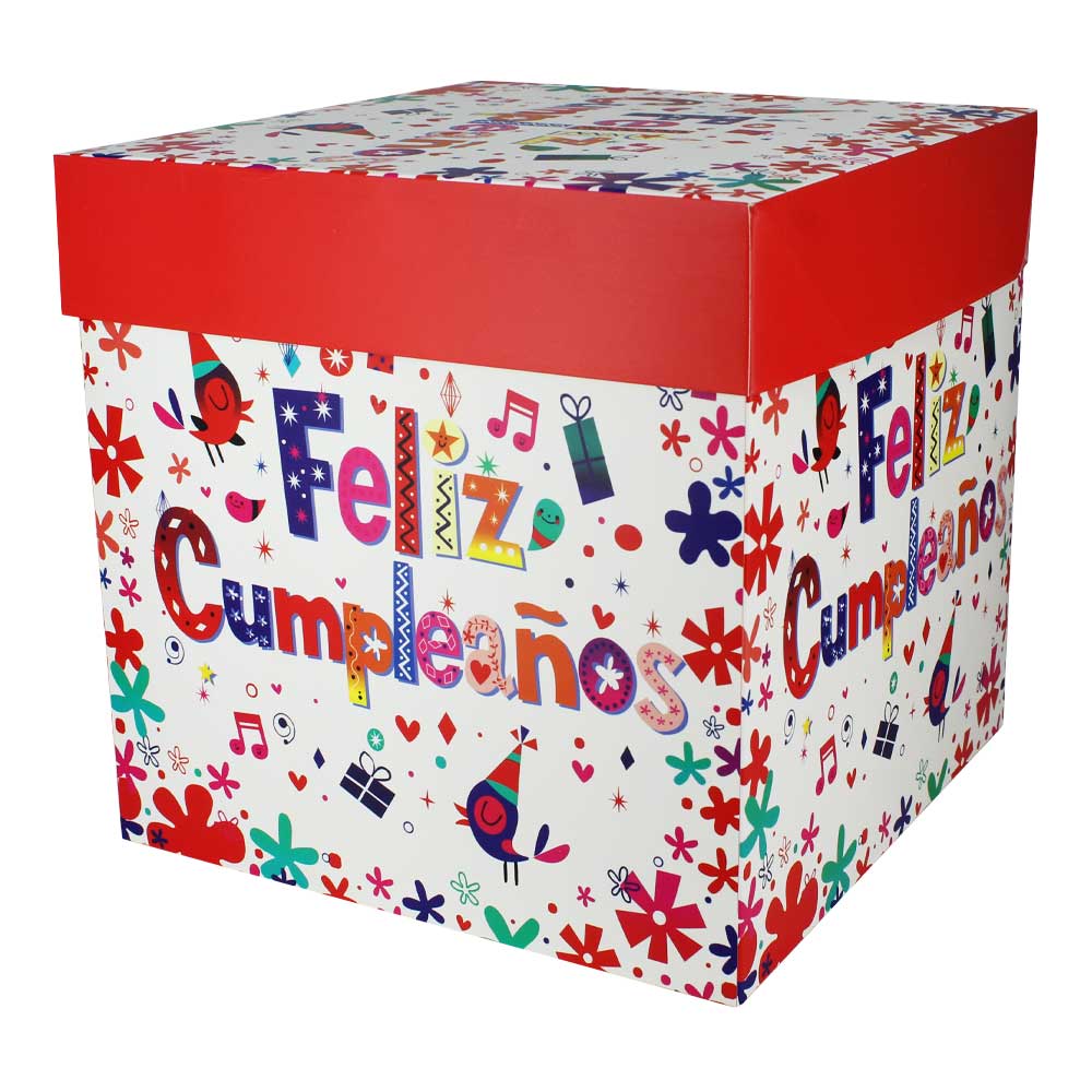 Caja de regalo feliz cumpleaños variedad de diseños a-389 / R652 – Joinet
