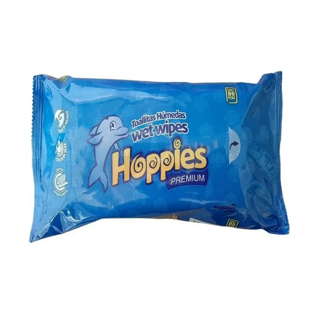 Toallitas Hoppies Adulto 12 paquetes - Hoppies