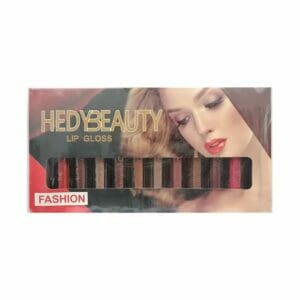 Paquete 12 pzas labiales hedy beauty fashion -h-224