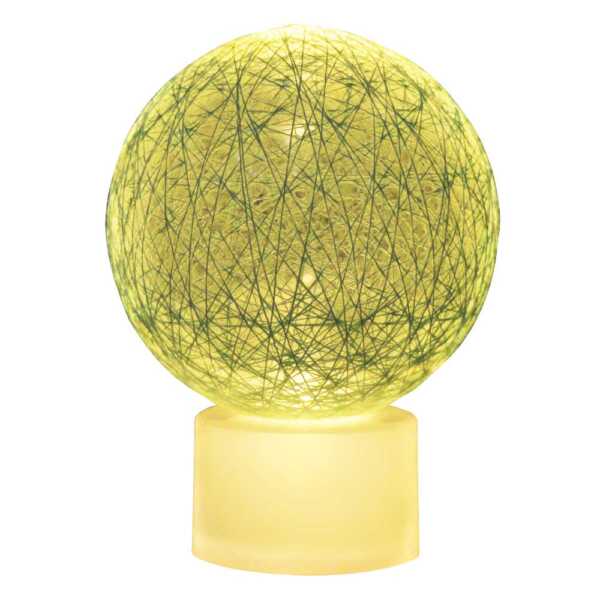 lámpara esfera amarillo