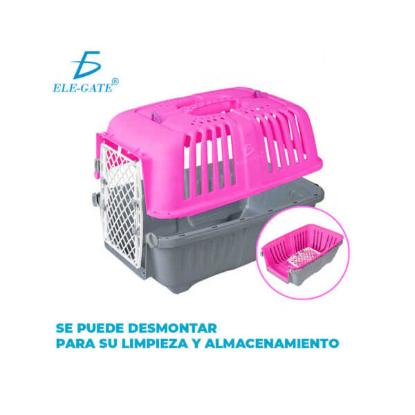 Caja de plástico transportadora de mascota para viaje / mas.02.9