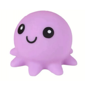 1pza Juguete antiestrés en forma de pulpo 8.5x6.5cm, variedad de colores / tt313