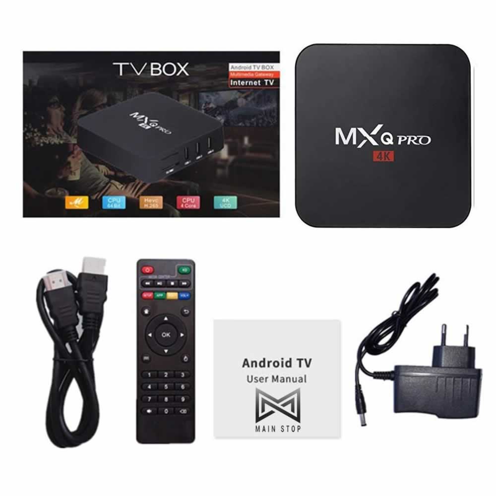 Tv box mxq pro 5g con sistema operativo android 12.1, resolución 4k y 1gb  memoria ram con 8gb memoria interna / tv04 – Joinet