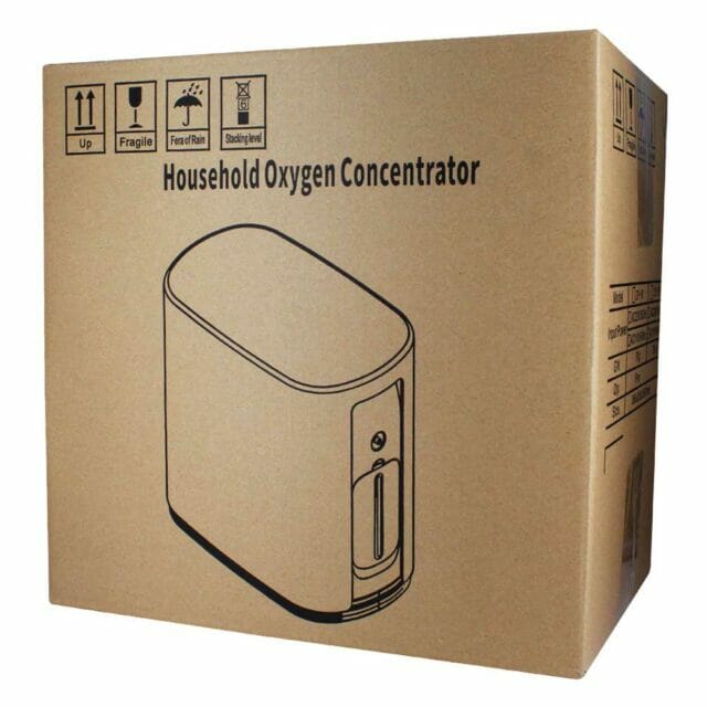 concentrador de oxígeno de 9 litros caja