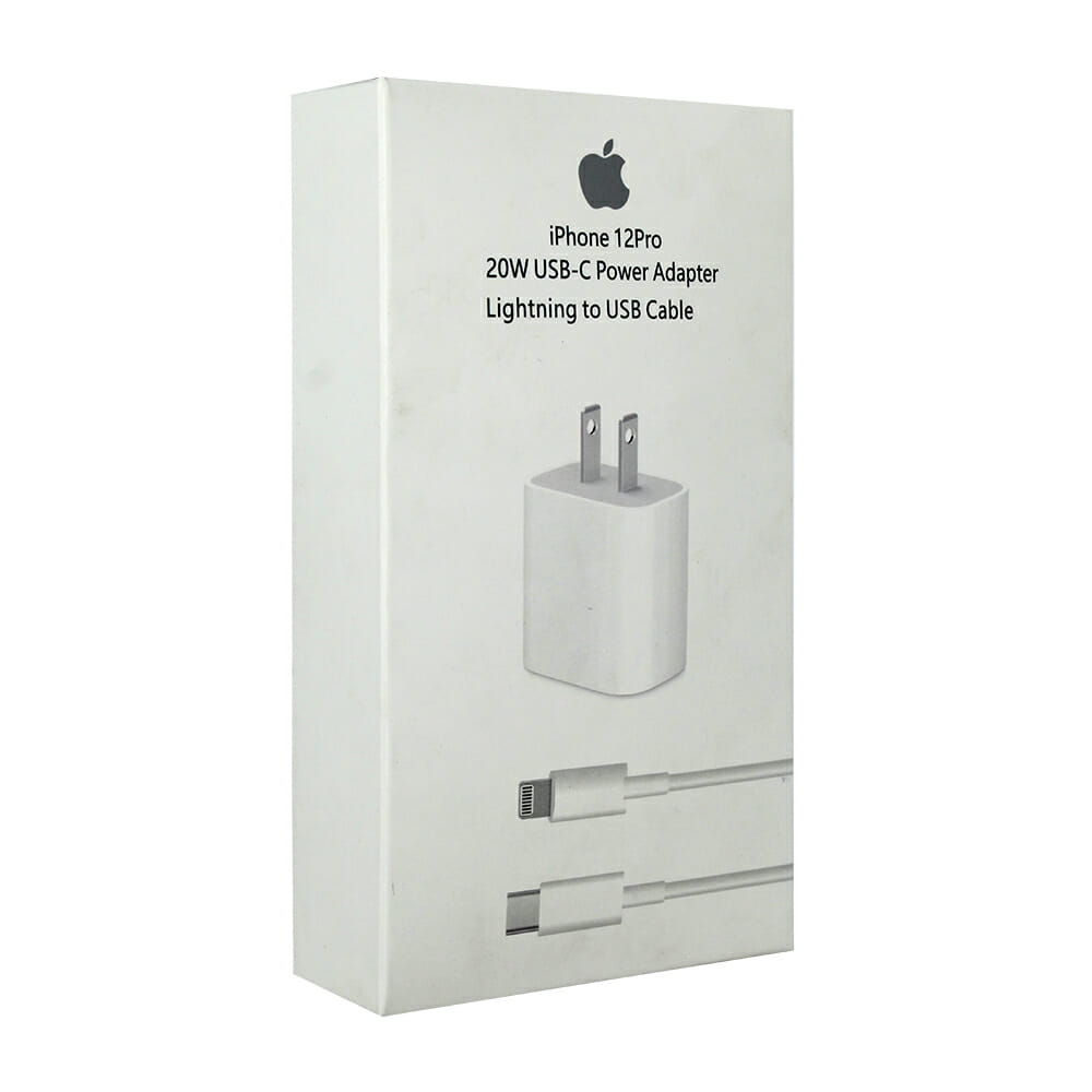 Combo Cargador 20w + Cable USB-C a Lightning iOS Tecbox