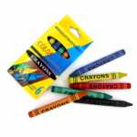 Caja de crayones crayolas 6 colores