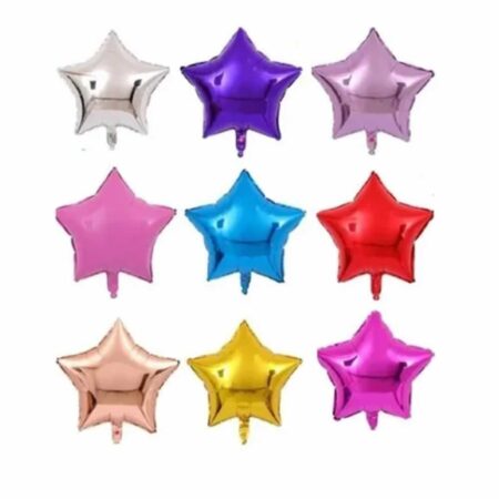 Globos de estrella metálicos diseños