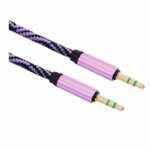 1pza Cable auxiliar bicolor tipo cuerda 1m, variedad de colores ca-au-1026 / R829