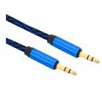 1pza Cable auxiliar 3.5mm bicolor tipo cuerda 3m ca-au-1053 / R827