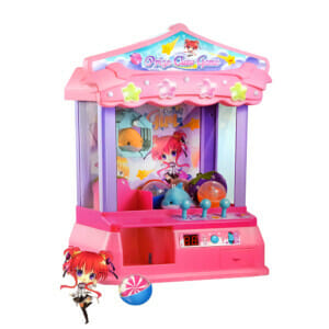 Máquina de garra electrónica rosa candy