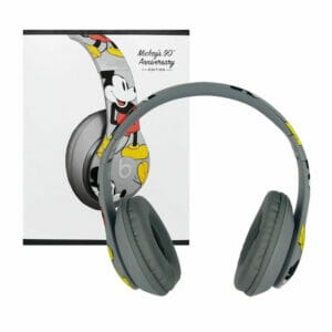 Audífonos de diadema + estuche diseño de mickey fr-3310