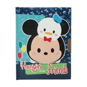 Diario pequeño con candado y diseño de tsum tsum / ptt7-d121