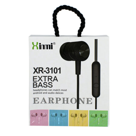 Audífonos manos libres extra bass, variedad de colores xr-3101