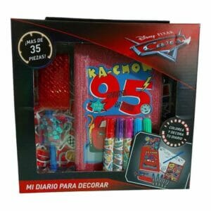 Diarios infantiles con diseños de Cars de Pixar