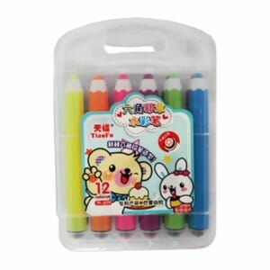 Estuche de plumones con sello con 6 colores para niños